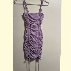Tresser light purple synch up mini dress